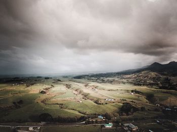 Scenic view of landscape against sky