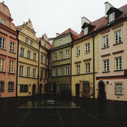 View of residential buildings against sky