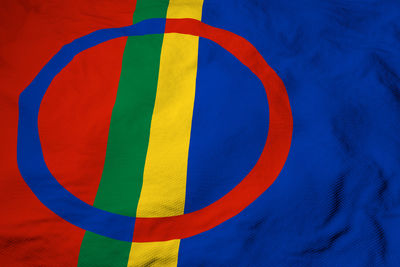 Full frame shot of multi colored flag