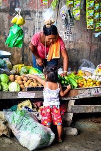 Full frame shot of market stall for sale