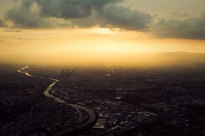 Aerial view of cityscape