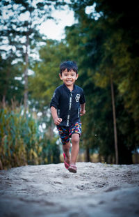 Portrait of smiling boy