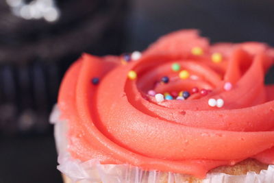 Close-up of cupcake