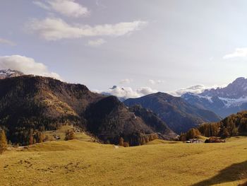 Scenic view of landscape against sky