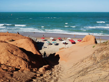 Typical day in canoa quebrada, northeast of brazil.