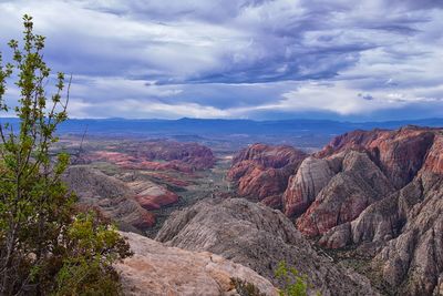 Panoramic view of landscape against sky