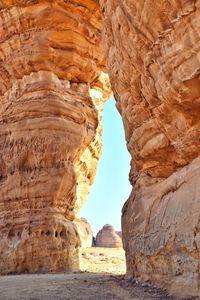 Rock formations in a desert