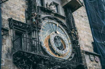 Low angle view of clock tower