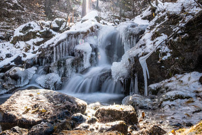 Ice waterfall 