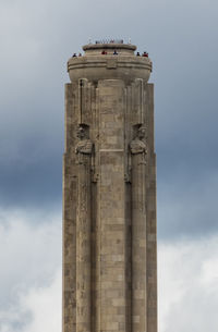 Low angle view of historical building against sky