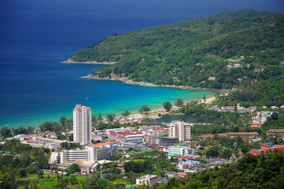Aerial view of cityscape