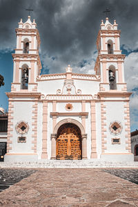 Low angle view of church