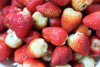 Full frame shot of strawberries