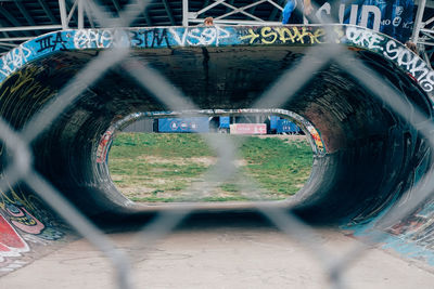 View of arched structure