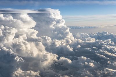 Low angle view of clouds in sky