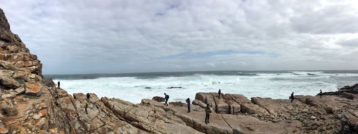 Panoramic view of sea against sky