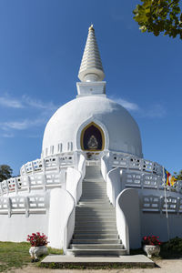 View of temple building against sky