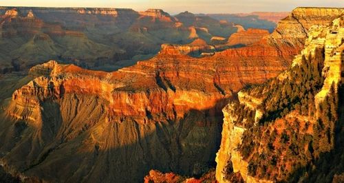 Scenic view of rocky mountains