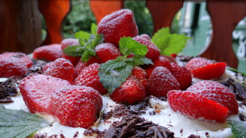 Close-up of strawberries