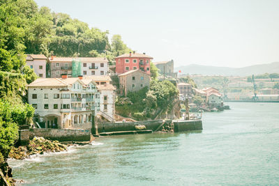 Buildings at waterfront