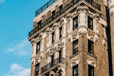 Low angle view of building against sky