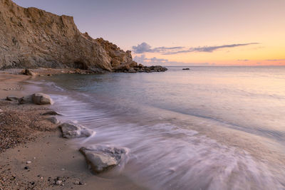 Beach near kalo nero village in southern crete.