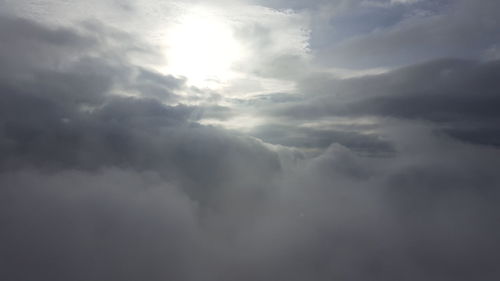 Low angle view of clouds in sky