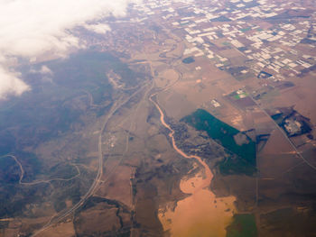 Aerial view of landscape