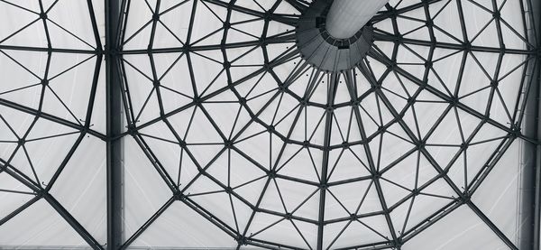 Low angle view of skylight