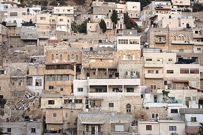 Full frame shot of residential buildings