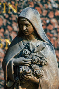 Close-up of statue