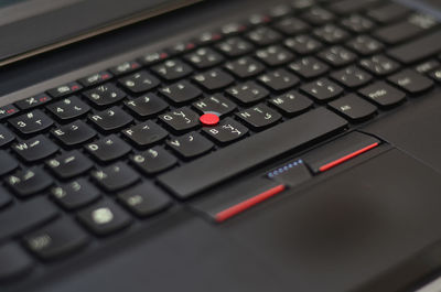 Close-up of computer keyboard