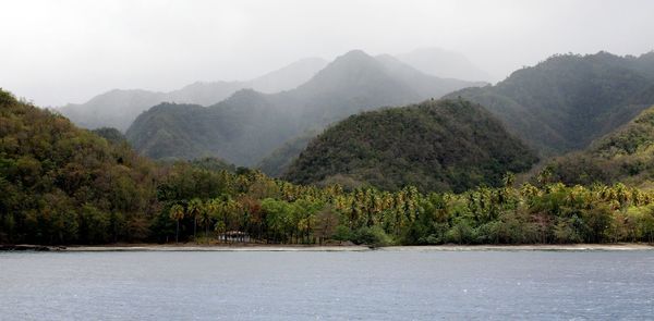Scenic view of mountains