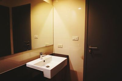 Interior of bathroom