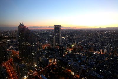 Aerial view of cityscape