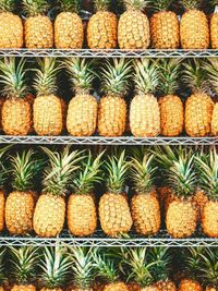 Full frame shot of fruits in market