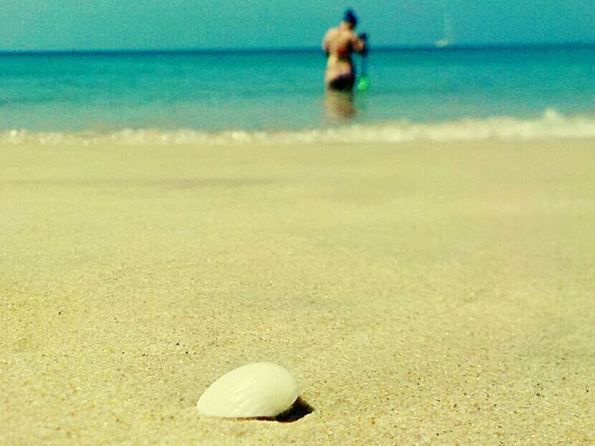 PERSON ON BEACH