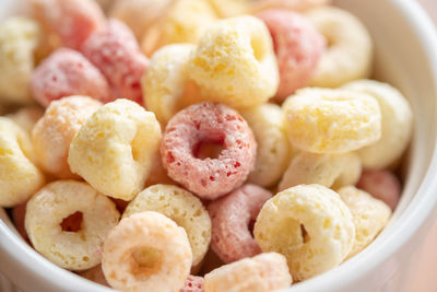 Close-up of breakfast in bowl