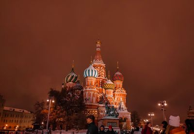 St. basil's cathedral on red square
