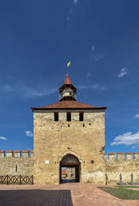 Fortress walls and towers of the tighina fortress in bender, transnistria or moldova