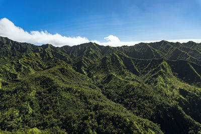 Napali coast mountains