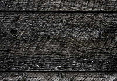 Full frame shot of weathered wooden table