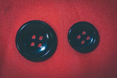 Close-up of red object
