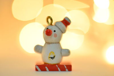 Close-up of toy figurine