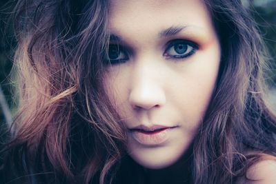 Portrait of young woman