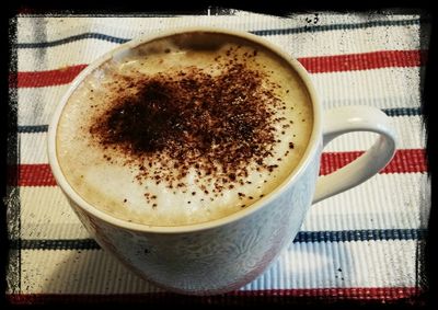 Close-up of coffee cup