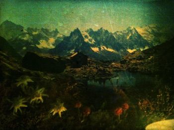 Scenic view of mountains