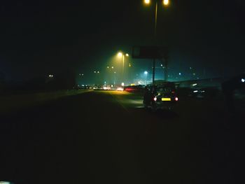 Road at night