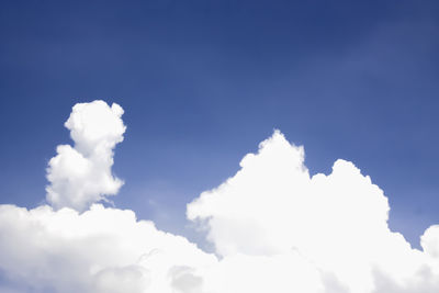 Low angle view of clouds in sky