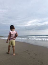 Child and beach